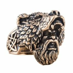 Bague Guerrier Berserker En Bronze