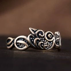 Anneau Loup Viking En Bronze 10 Anneau Loup Viking En Bronze -vêtements Soldes Magasin anneau loup viking bronze