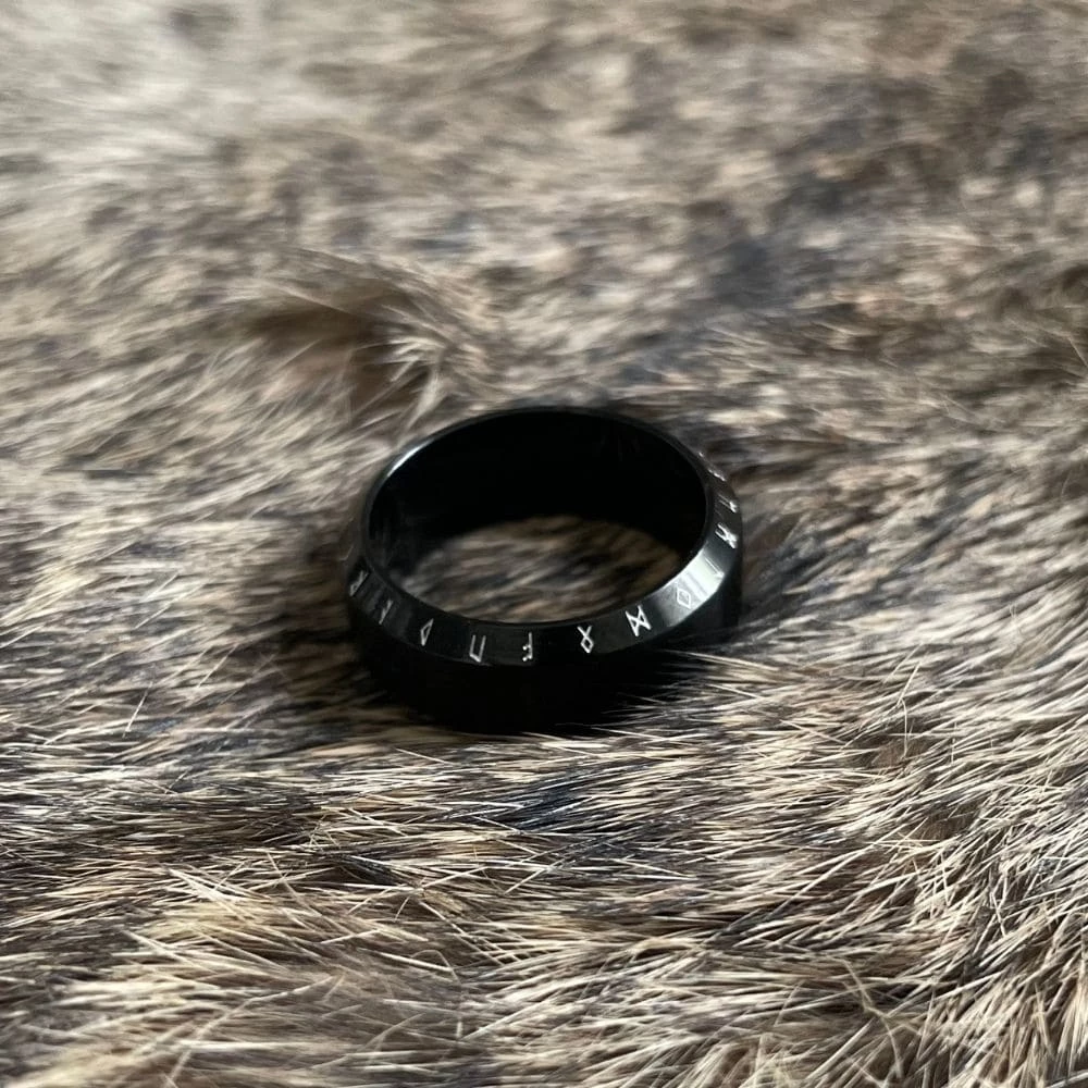 Anneau Runique Noir 4 Anneau Runique Noir – Image 2