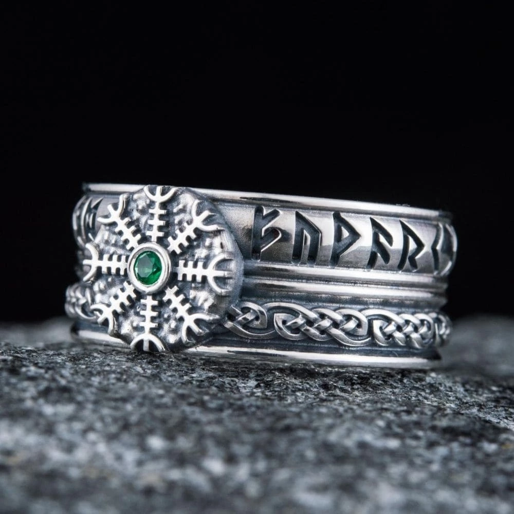 Anneau Runique Aegishjalmur En Argent 7 Anneau Runique Aegishjalmur En Argent – Image 5