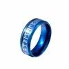 Anneau Runique Bleu Océan 1 Anneau Runique Bleu Océan -vêtements Soldes Magasin anneau runique bleu