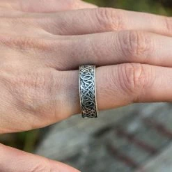 Anneau Serpent Viking Entrelacé -vêtements Soldes Magasin anneau serpent viking
