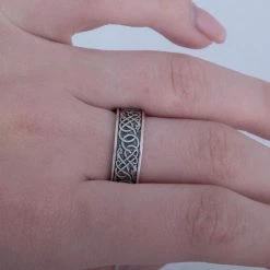 Anneau Serpent Viking Entrelacé -vêtements Soldes Magasin anneau viking serpent