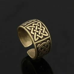 Anneau Alliance De Fer Viking 9 Anneau Alliance De Fer Viking -vêtements Soldes Magasin anneaux style viking bronze