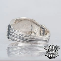 Bague Symbole Sleipniren Argent 11 Bague Symbole Sleipniren Argent -vêtements Soldes Magasin arriere bague symbole viking