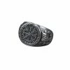 Bague Emblème Vegvisir 1 Bague Emblème Vegvisir -vêtements Soldes Magasin bague acier homme embleme viking