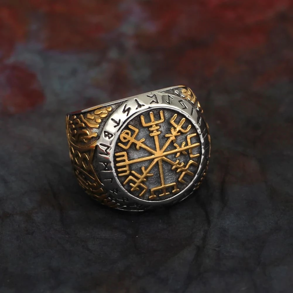 Bague Vegvisir En Acier 4 Bague Vegvisir En Acier – Image 2