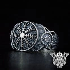Bague Aegishjalmur En Argent 10 Bague Aegishjalmur En Argent -vêtements Soldes Magasin bague aegishjalmur