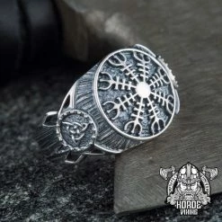 Bague Aegishjalmur En Argent 12 Bague Aegishjalmur En Argent -vêtements Soldes Magasin bague aegishjalmur en argent