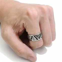 Anneau De L'Éternité 10 Anneau De L'Éternité -vêtements Soldes Magasin bague anneau viking triquetra celtique