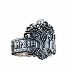 Bague Arbre De Vie En Argent