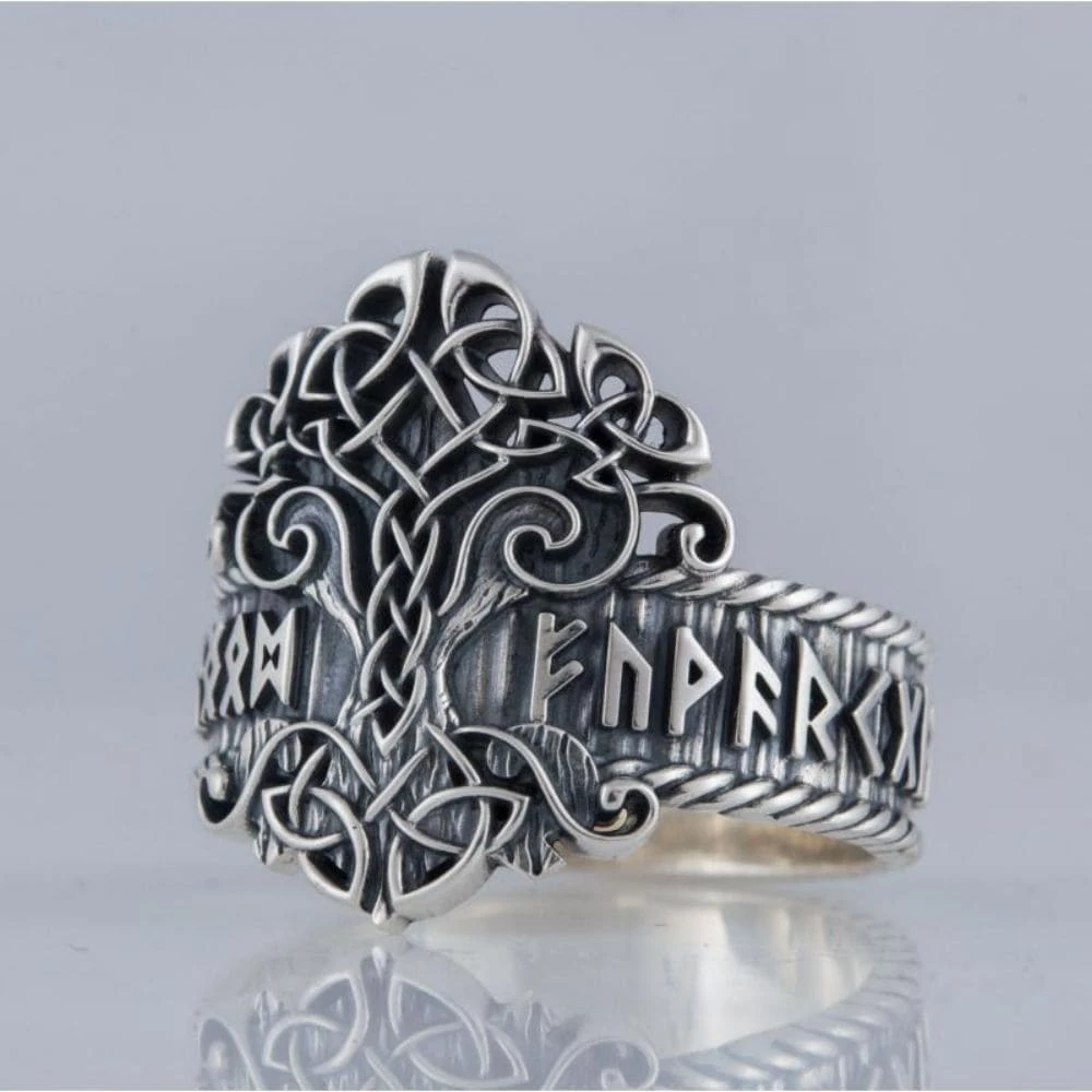Bague Arbre De Vie En Argent 5 Bague Arbre De Vie En Argent – Image 3