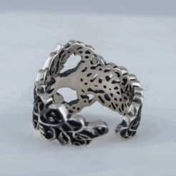 Bague Arbre Yggdrasil En Argent 10 Bague Arbre Yggdrasil En Argent -vêtements Soldes Magasin bague arbre ygdrasil argent sterling