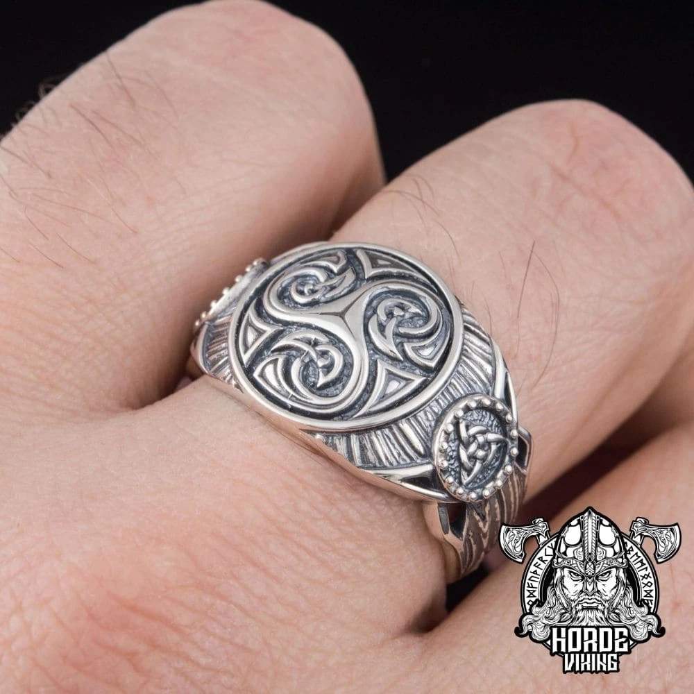 Bague Triskèle En Argent 5 Bague Triskèle En Argent – Image 3