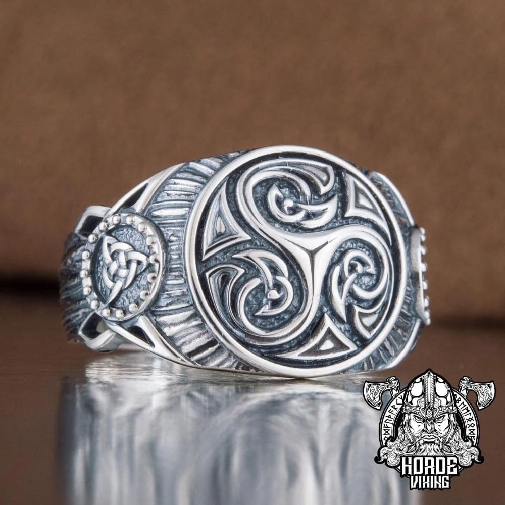 Bague Triskèle En Argent 6 Bague Triskèle En Argent – Image 4