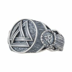 Bague Valknut En Argent