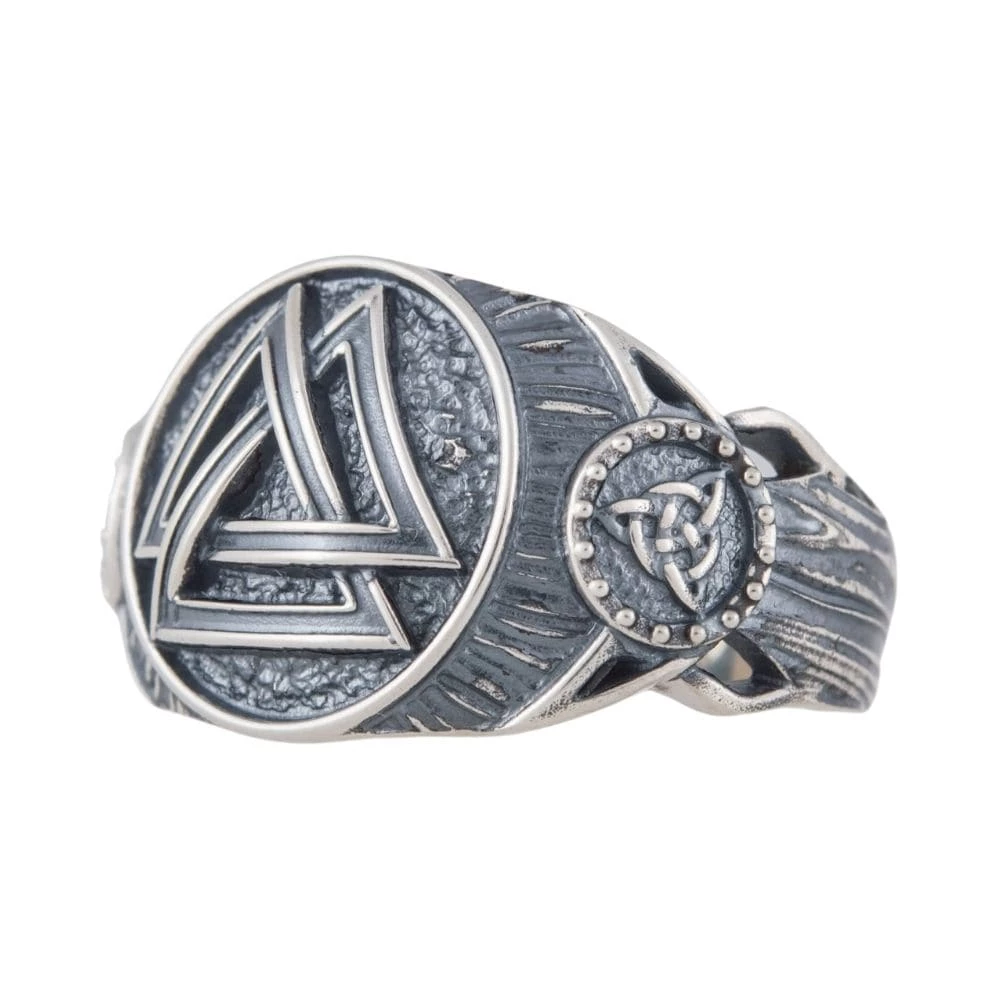 Bague Valknut En Argent 3 Bague Valknut En Argent