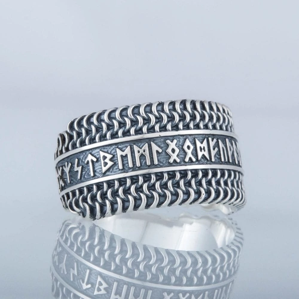Bague Armure Viking D'Argent 4 Bague Armure Viking D'Argent – Image 2