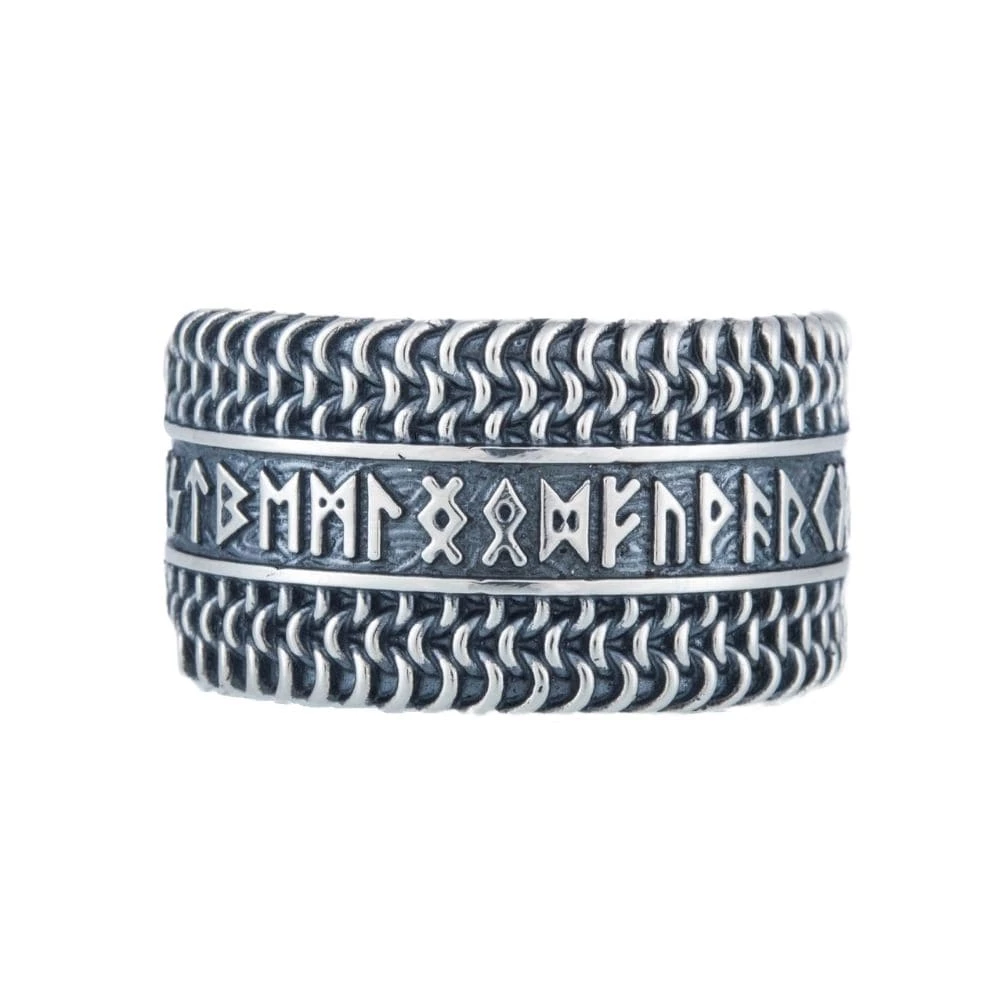 Bague Armure Viking D'Argent 3 Bague Armure Viking D'Argent