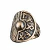 Bague Défenseur D'Asgard En Bronze 1 Bague Défenseur D'Asgard En Bronze -vêtements Soldes Magasin bague bouclier viking en bronze