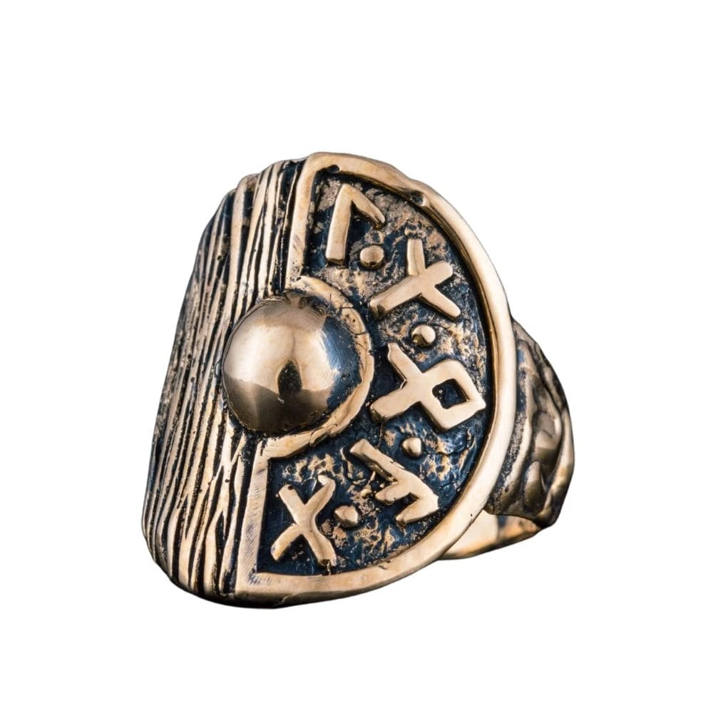Bague Défenseur D'Asgard En Bronze 3 Bague Défenseur D'Asgard En Bronze