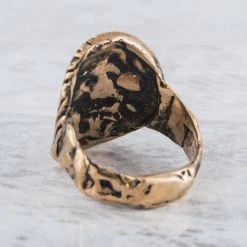 Bague Défenseur D'Asgard En Bronze 11 Bague Défenseur D'Asgard En Bronze -vêtements Soldes Magasin bague bronze brouclier viking