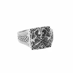 Bague De Guerrier Viking En Argent