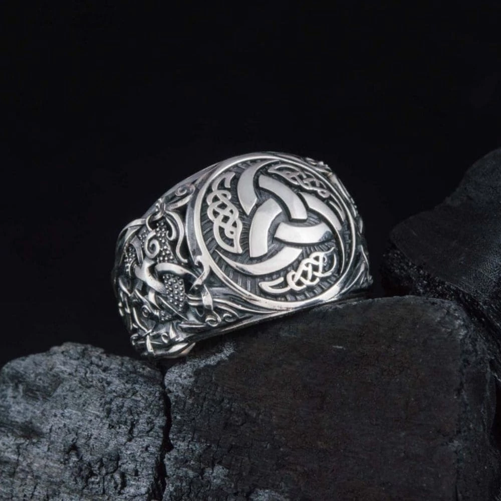Bague Cornes D'Odin En Argent 4 Bague Cornes D'Odin En Argent – Image 2
