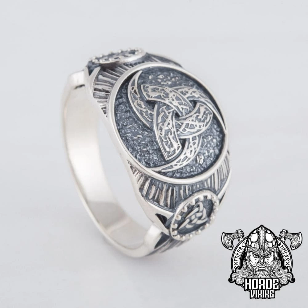 Chevalière Cornes D'Odin En Argent 6 Chevalière Cornes D'Odin En Argent – Image 4