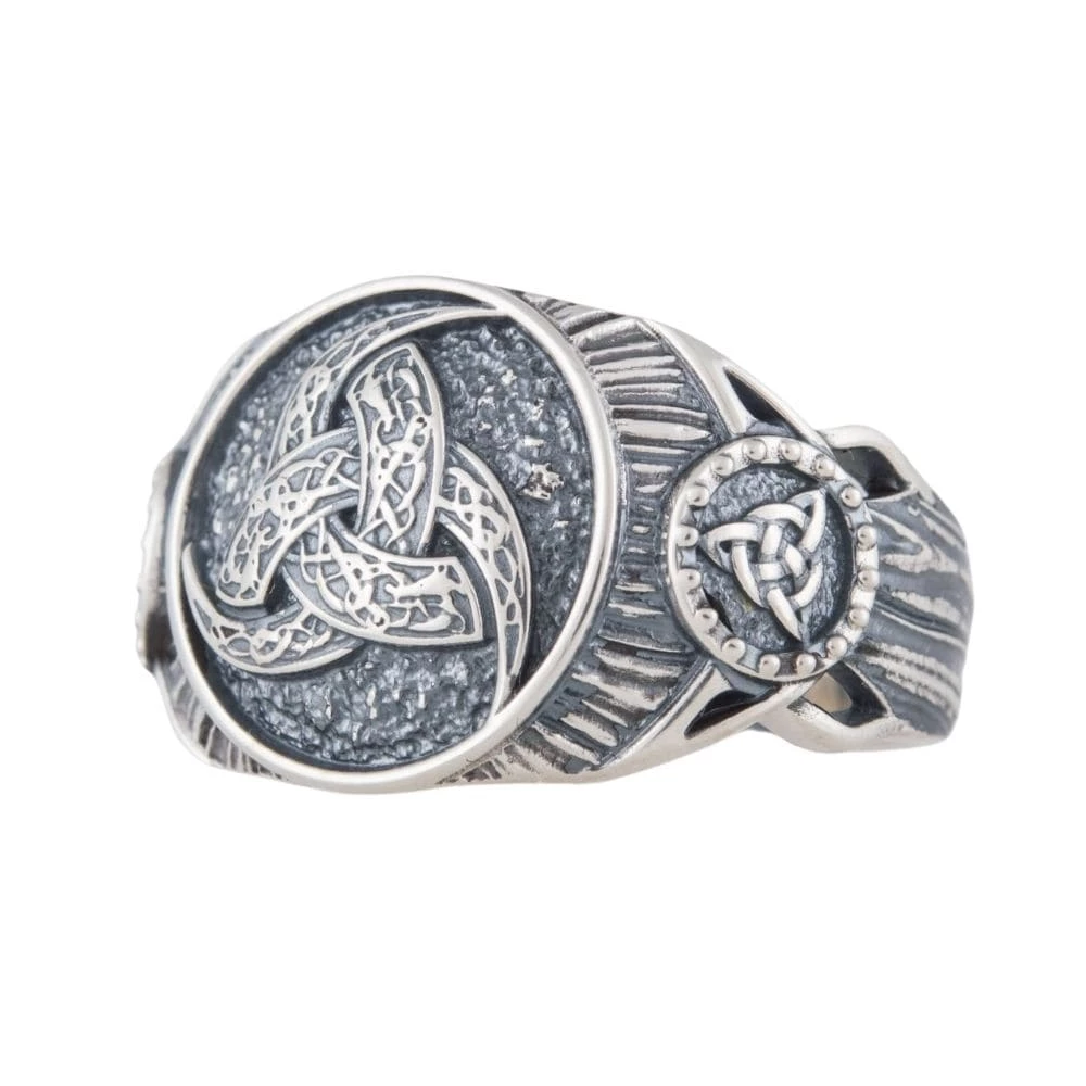 Chevalière Cornes D'Odin En Argent 3 Chevalière Cornes D'Odin En Argent