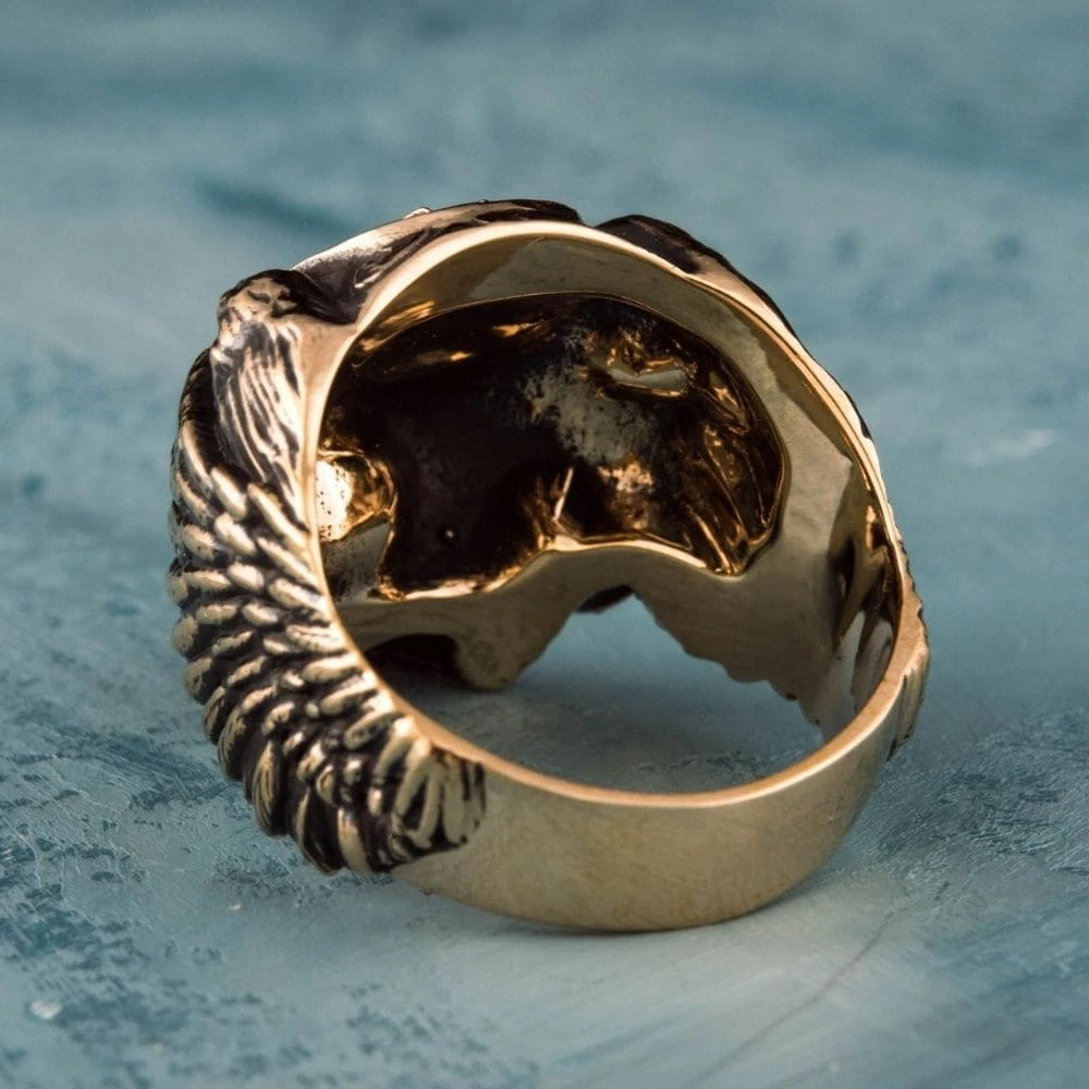 Bague Crâne D'Odin En Bronze 6 Bague Crâne D'Odin En Bronze – Image 4