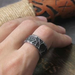 Bague Runes 10 Bague Runes -vêtements Soldes Magasin bague de runes acier