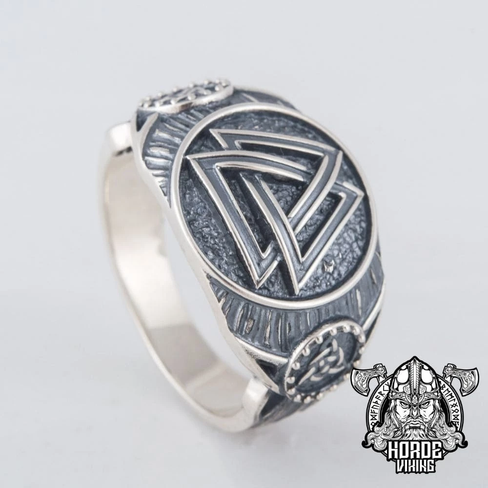 Bague Valknut En Argent 5 Bague Valknut En Argent – Image 3