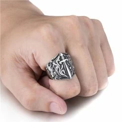 Bague Épée Viking -vêtements Soldes Magasin bague epee viking