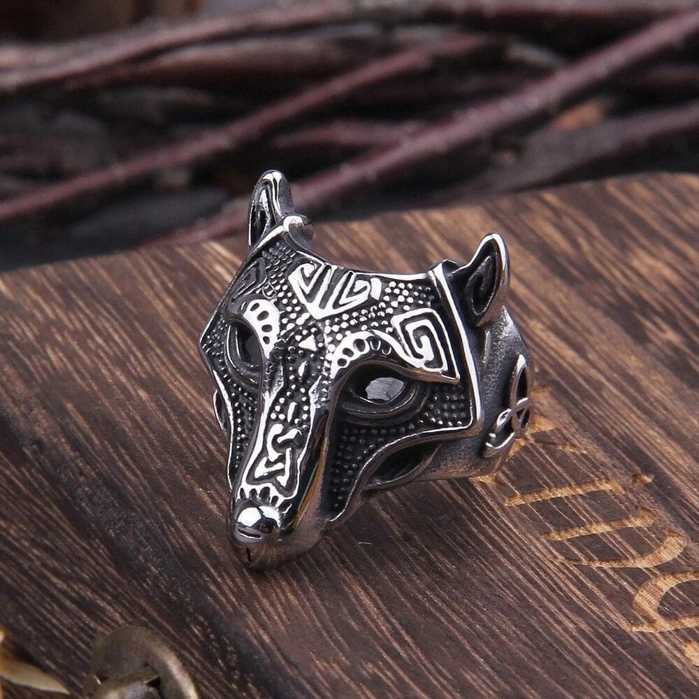 Bague Tête De Loup Fenrir 6 Bague Tête De Loup Fenrir – Image 4