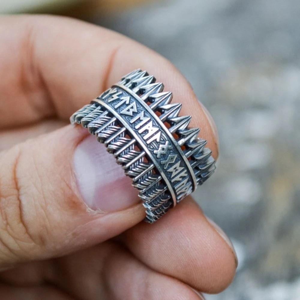 Bague Flèches Vikings En Argent 6 Bague Flèches Vikings En Argent – Image 4