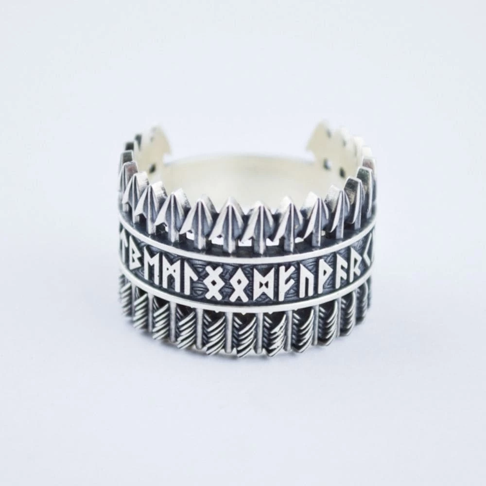 Bague Flèches Vikings En Argent 5 Bague Flèches Vikings En Argent – Image 3