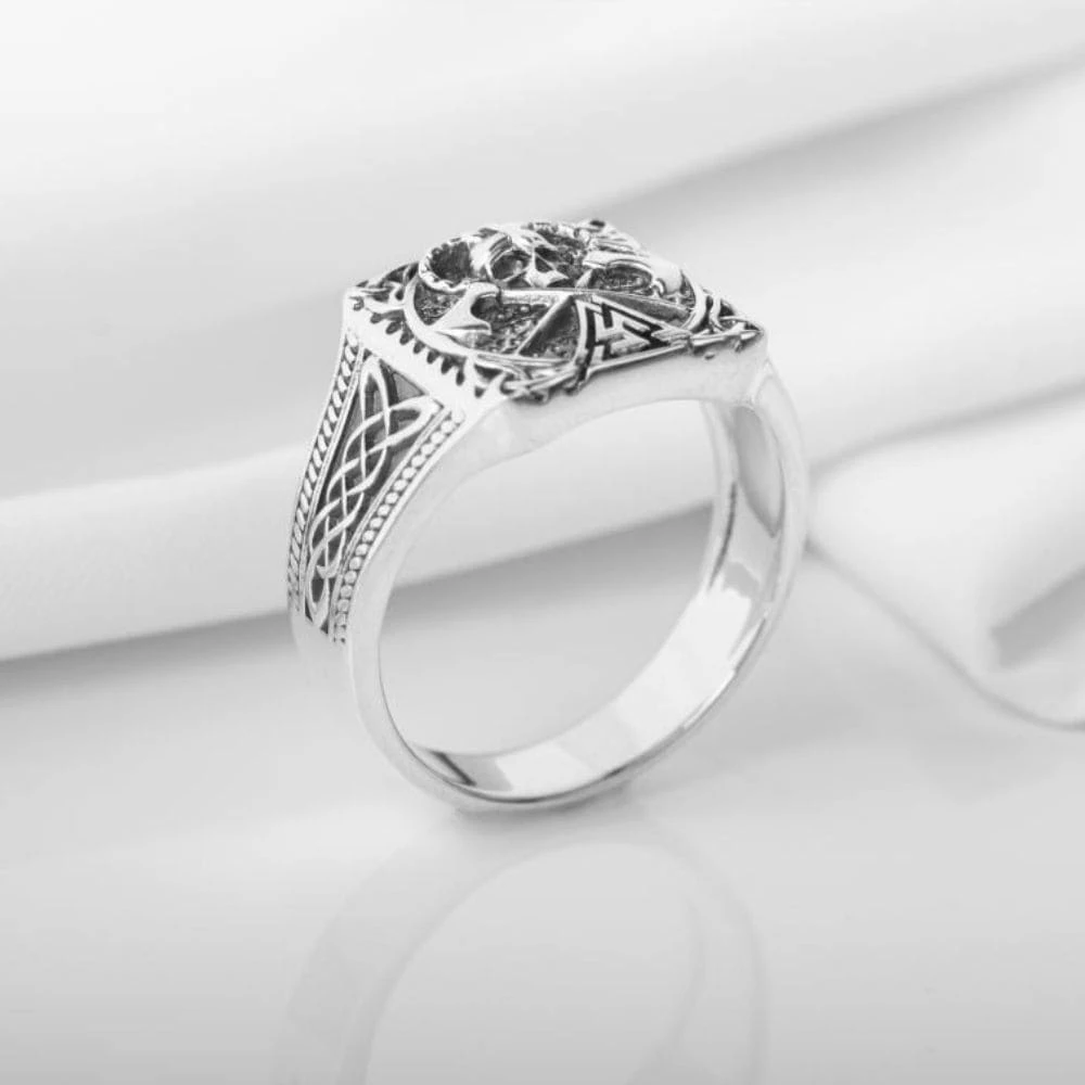 Bague De Guerrier Viking En Argent 6 Bague De Guerrier Viking En Argent – Image 4
