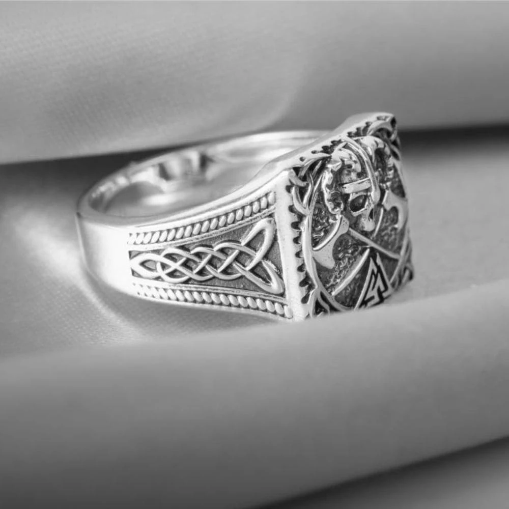 Bague De Guerrier Viking En Argent 5 Bague De Guerrier Viking En Argent – Image 3