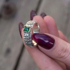 Bague De Loki En Argent -vêtements Soldes Magasin bague loki argent