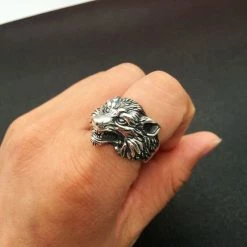 Bague Viking - Esprit Du Loup 9 Bague Viking - Esprit Du Loup -vêtements Soldes Magasin bague loup argent 925