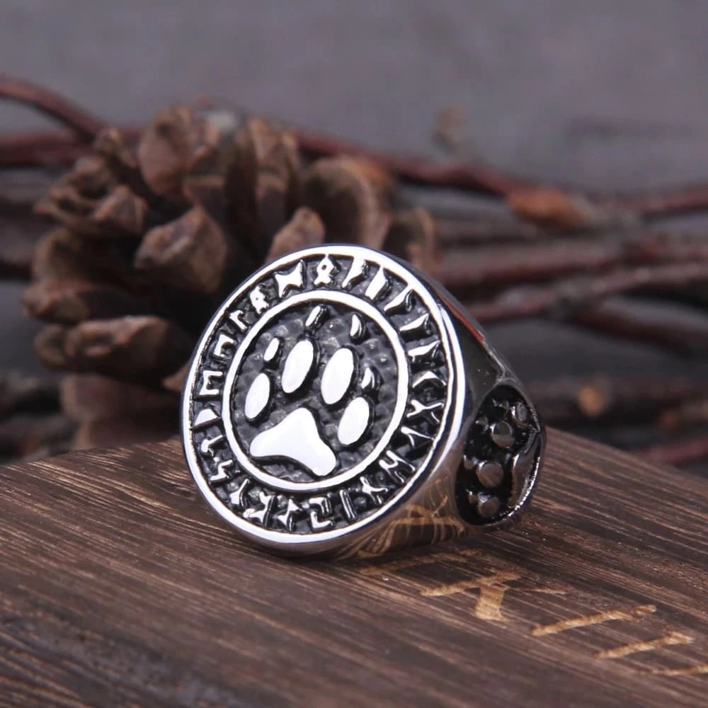 Bague Patte De Loup Runique 4 Bague Patte De Loup Runique – Image 2