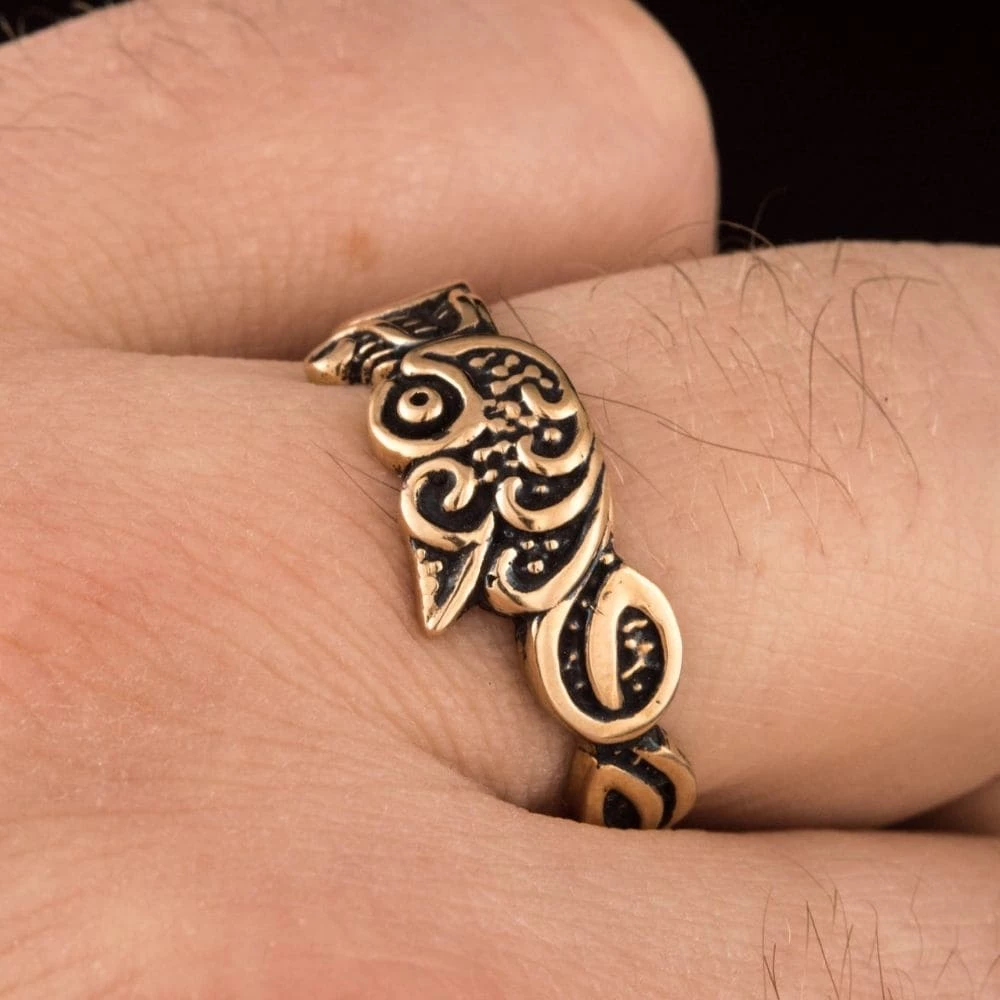 Anneau Loup Viking En Bronze 7 Anneau Loup Viking En Bronze – Image 5