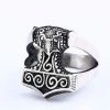 Bague Mjölnir Viking 2 Bague Mjölnir Viking -vêtements Soldes Magasin bague mjolnir viking