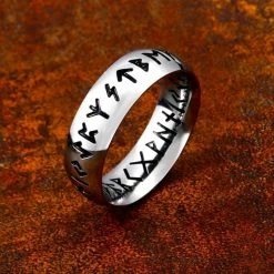 Anneau Runes De Protection Viking 5 Anneau Runes De Protection Viking -vêtements Soldes Magasin bague runes de protection viking