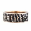 Anneau Runes Vikings En Bronze -vêtements Soldes Magasin bague runique en bronze