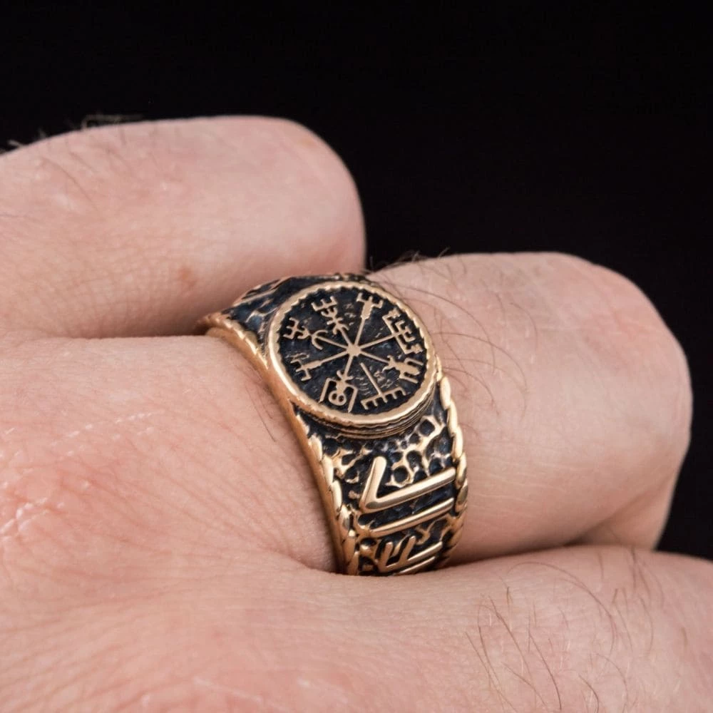 Anneau Sigillaire Vegvisir En Bronze 7 Anneau Sigillaire Vegvisir En Bronze – Image 5