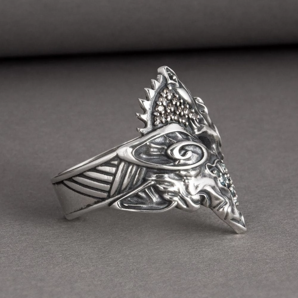 Bague Sköll Et Hati En Argent 6 Bague Sköll Et Hati En Argent – Image 4