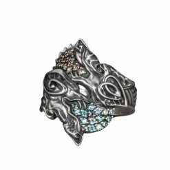 Bague Sköll Et Hati En Argent