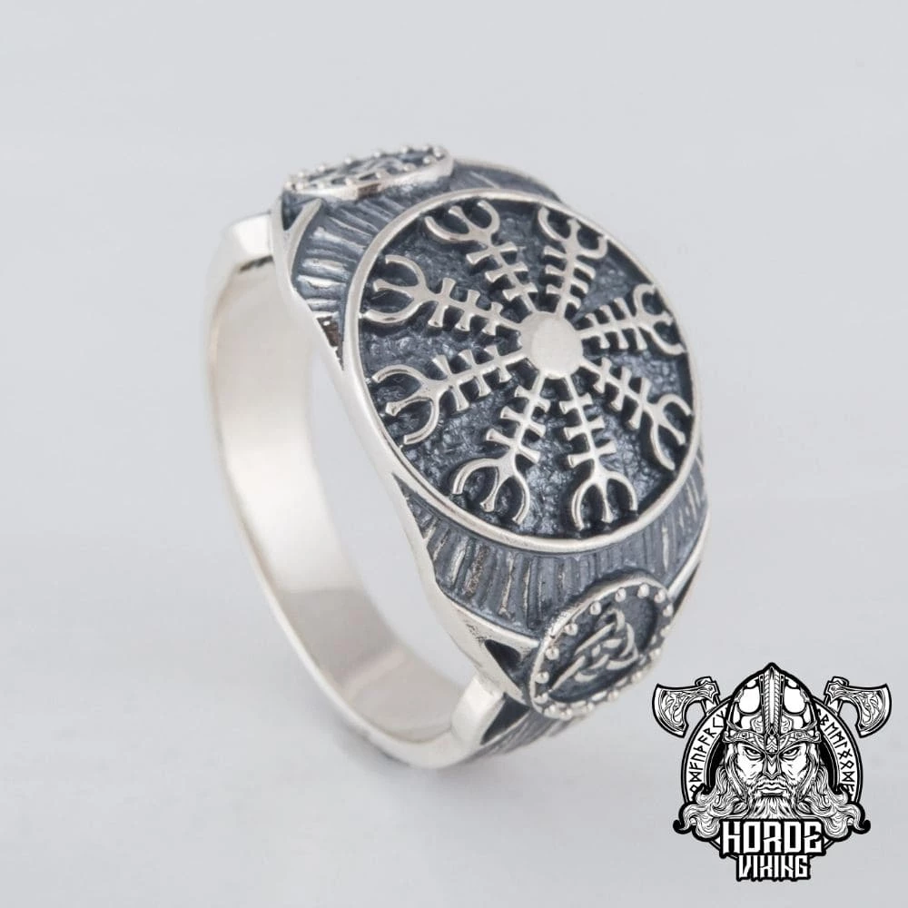 Bague Aegishjalmur En Argent 9 Bague Aegishjalmur En Argent – Image 7